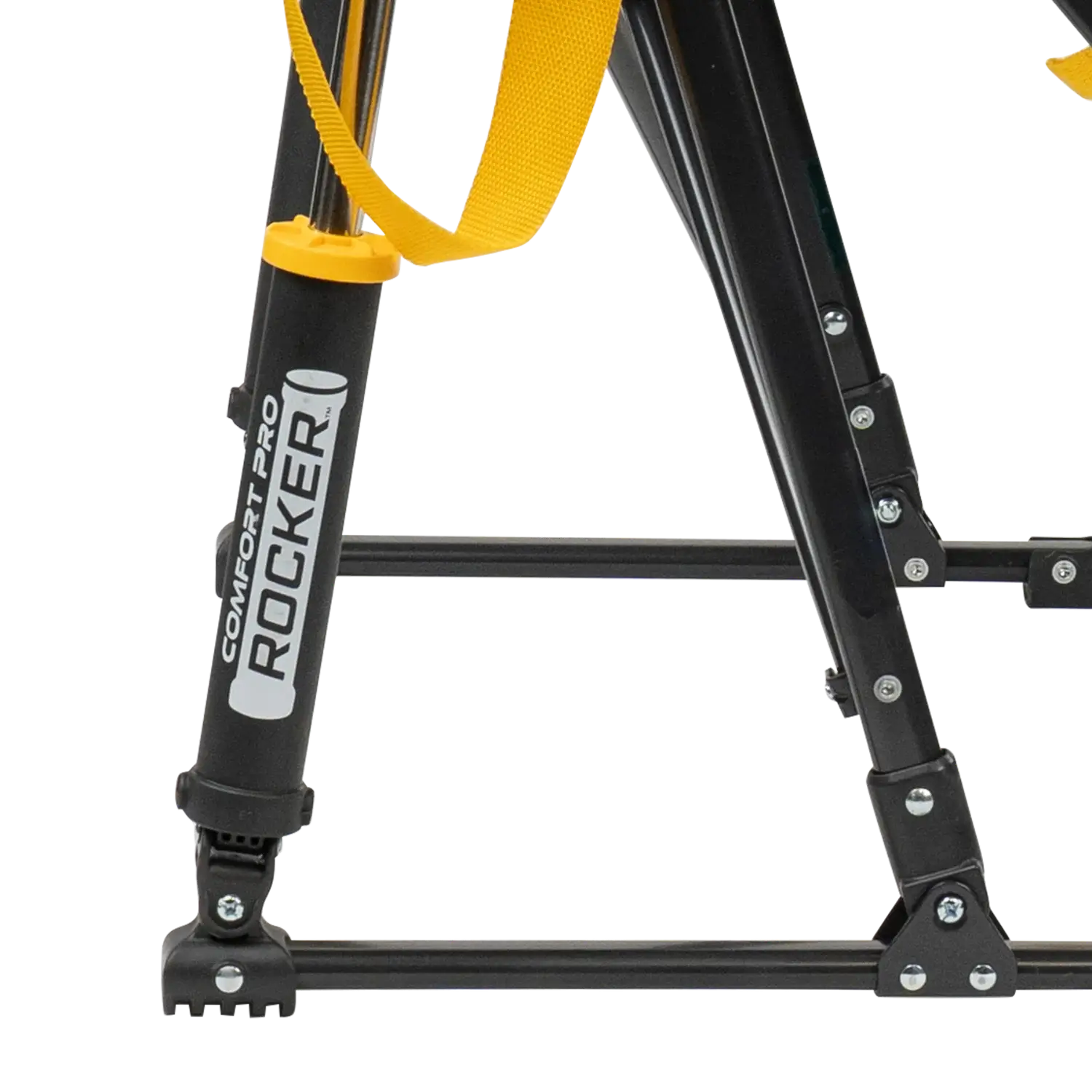 Smooth Motion College Comfort Pro Rocker - Iowa Hawkeyes - Choice 249 - Heavy-Duty Kickback Rocker with Beverage Holder Detail