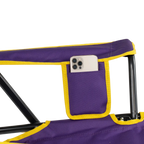 Patented Spring-Action College Comfort Pro Rocker - LSU Tigers - Choice 880 - Patented Spring-Action Rocking Chair for Camping Detail