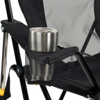Heavy-Duty Freestyle College Comfort Pro Rocker - USC Trojans - Choice 856 - Heavy-Duty Kickback Rocker with Beverage Holder Detail