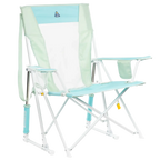 Premium All-Weather Comfort Pro Rocker - Choice 375 - RoadTrip Rocker Smooth Motion Camp Chair - Pastel Green