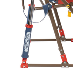 Patented Spring-Action Comfort Pro Rocker - USA Anniversary Deluxe - Choice 424 - Heavy-Duty Kickback Rocker with Beverage Holder Detail