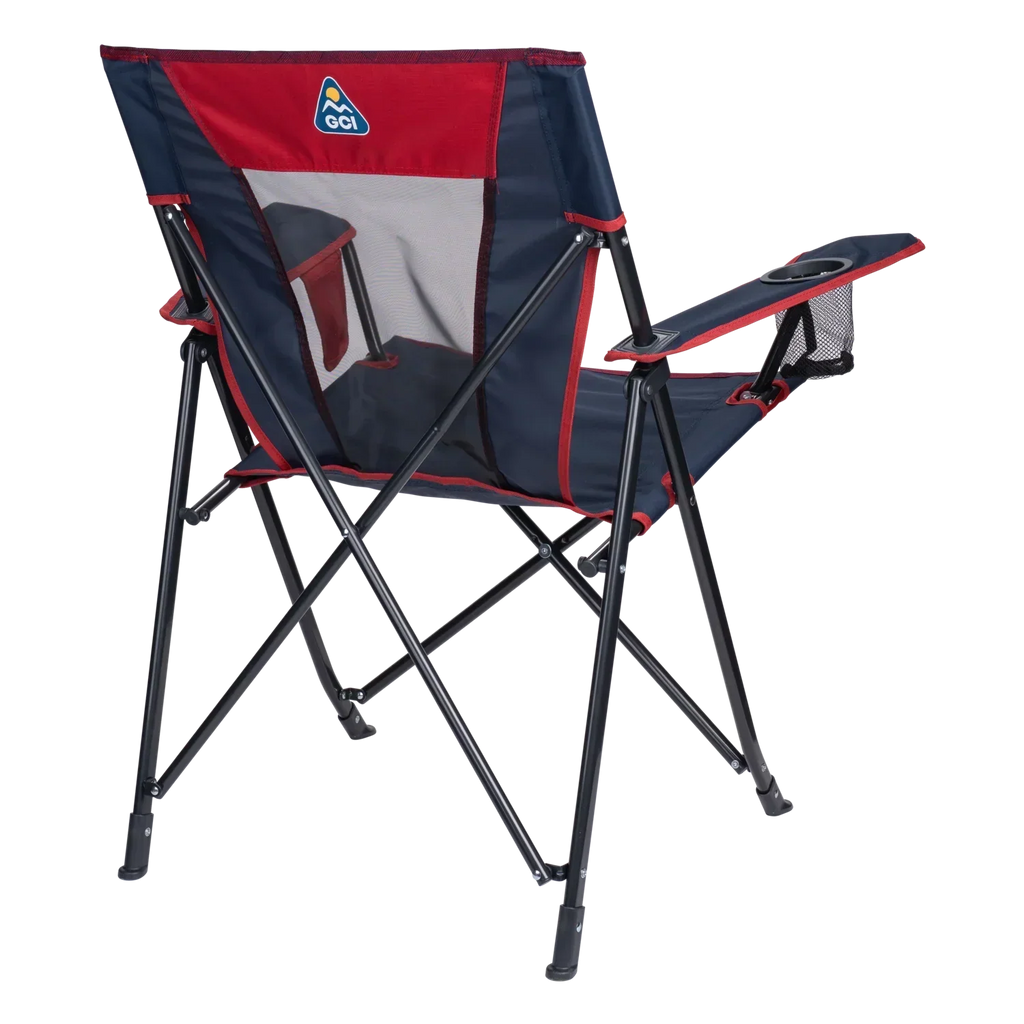 Ultra-Compact Comfort Quad Chair - Choice 989 - Premium Slim-Fold Compact Chair with Messenger Bag Detail