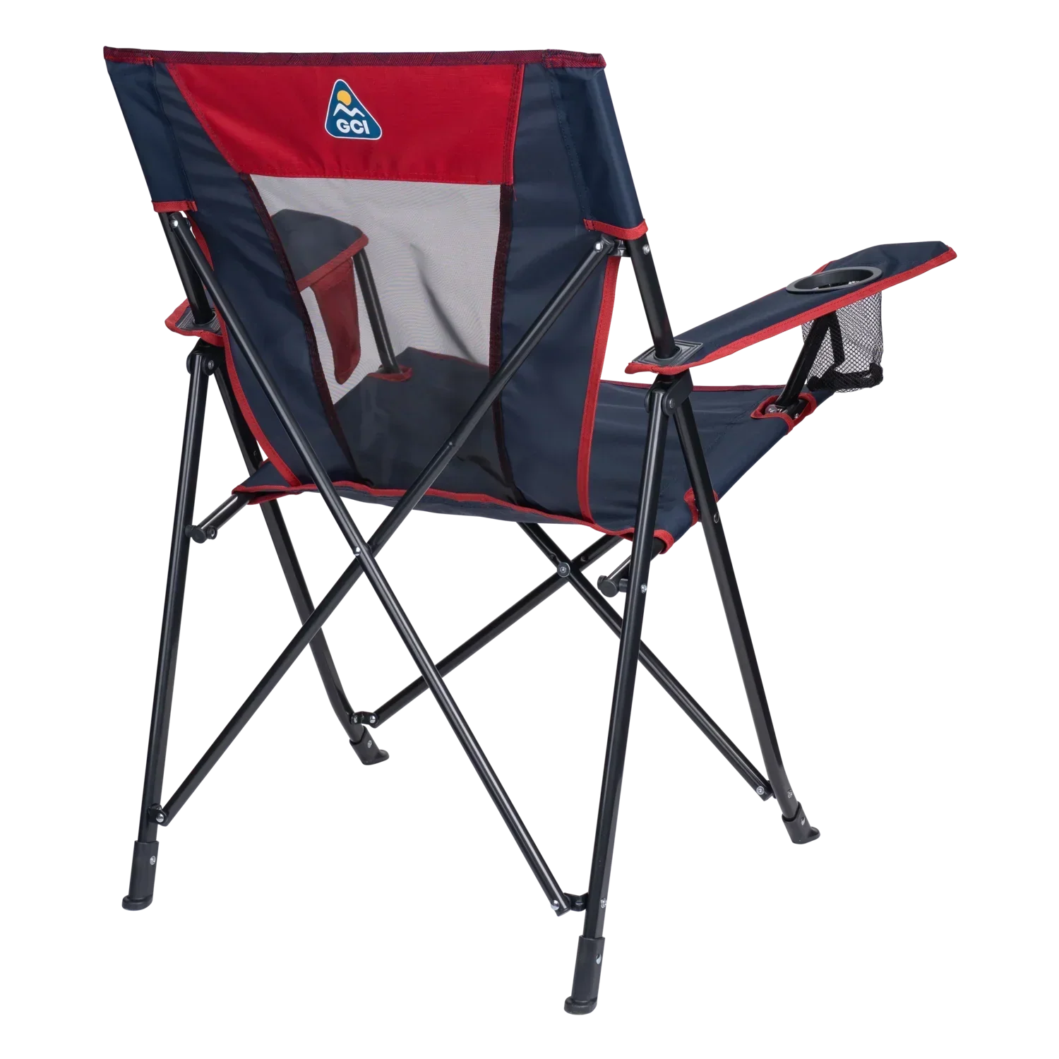 Ultra-Compact Comfort Quad Chair - Choice 989 - Premium Slim-Fold Compact Chair with Messenger Bag Detail