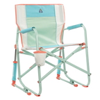 Luxury Camp Freestyle Rocker - Choice 711 - Freestyle Rocker Portable Outdoor Folding Chair - Ivory