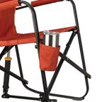 Patented Spring-Action Freestyle Rocker - Pumpkin Spice - Choice 373 - Freestyle Rocker Portable Outdoor Folding Chair Detail
