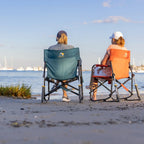 Patented Spring-Action Freestyle Rocker - Pumpkin Spice - Choice 373 - Freestyle Rocker Portable Outdoor Folding Chair Detail