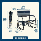 Premium All-Weather Grab & Go Rocker - Choice 551 - Freestyle Rocker Portable Outdoor Folding Chair Detail