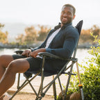 Patented Spring-Action RoadTrip Rocker - Choice 855 - Freestyle Rocker Portable Outdoor Folding Chair Detail