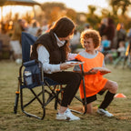 Premium All-Weather Stowaway Rocker - Choice 794 - RoadTrip Rocker Smooth Motion Camp Chair Detail