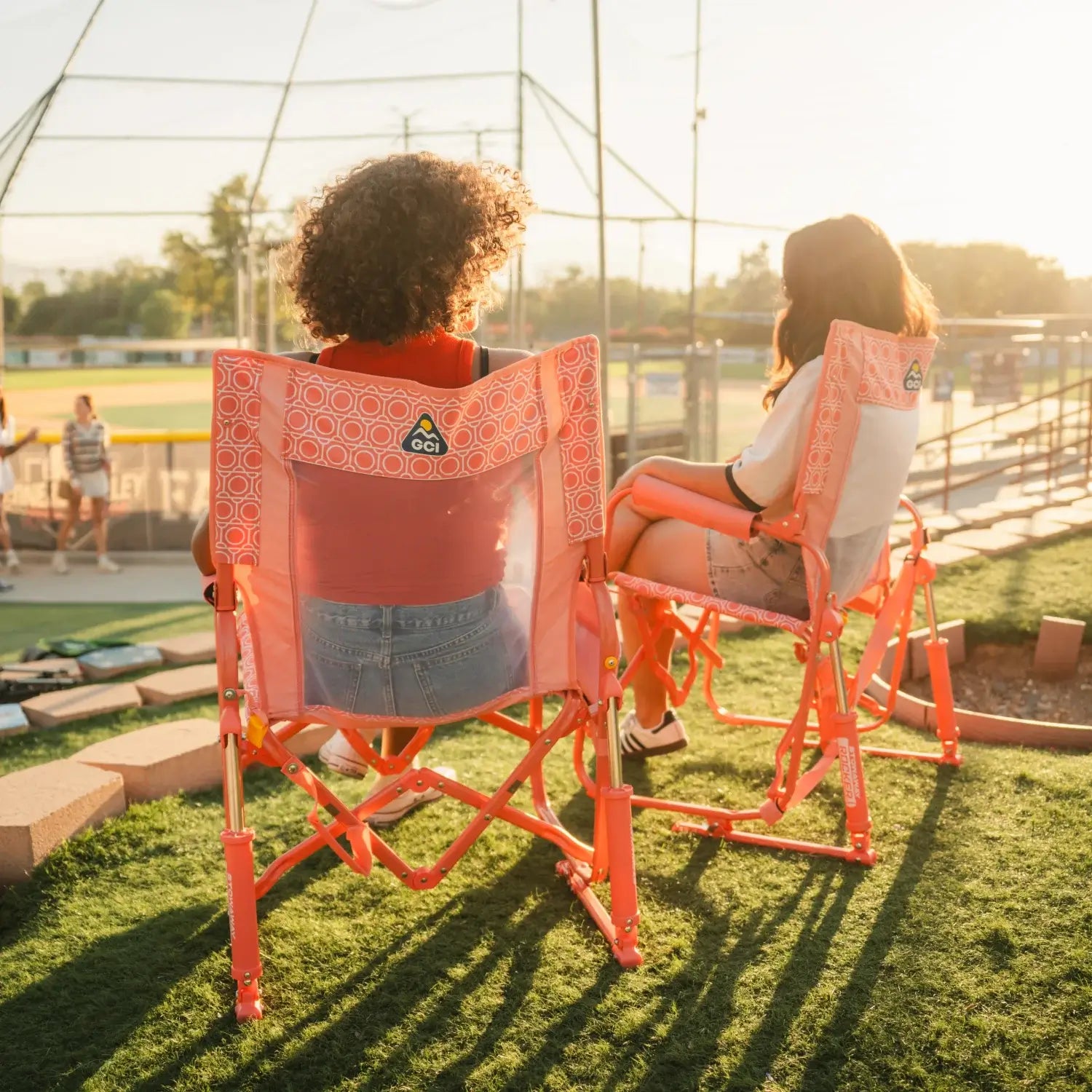 Premium All-Weather Stowaway Rocker - Choice 794 - RoadTrip Rocker Smooth Motion Camp Chair Detail