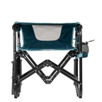 Patented Spring-Action Stowaway Rocker with Side Table - Choice 253 - Heavy-Duty Kickback Rocker with Beverage Holder Detail