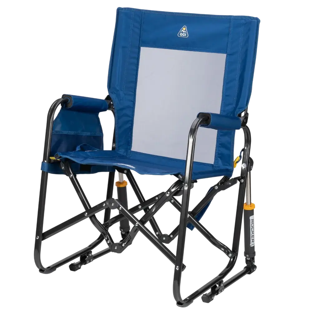Premium All-Weather Stowaway Rocker - Choice 794 - RoadTrip Rocker Smooth Motion Camp Chair Detail