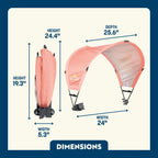 Portable Canopy SunShade Accessory - Choice 361 - Instant Sunshade Umbrella for Tailgating Detail