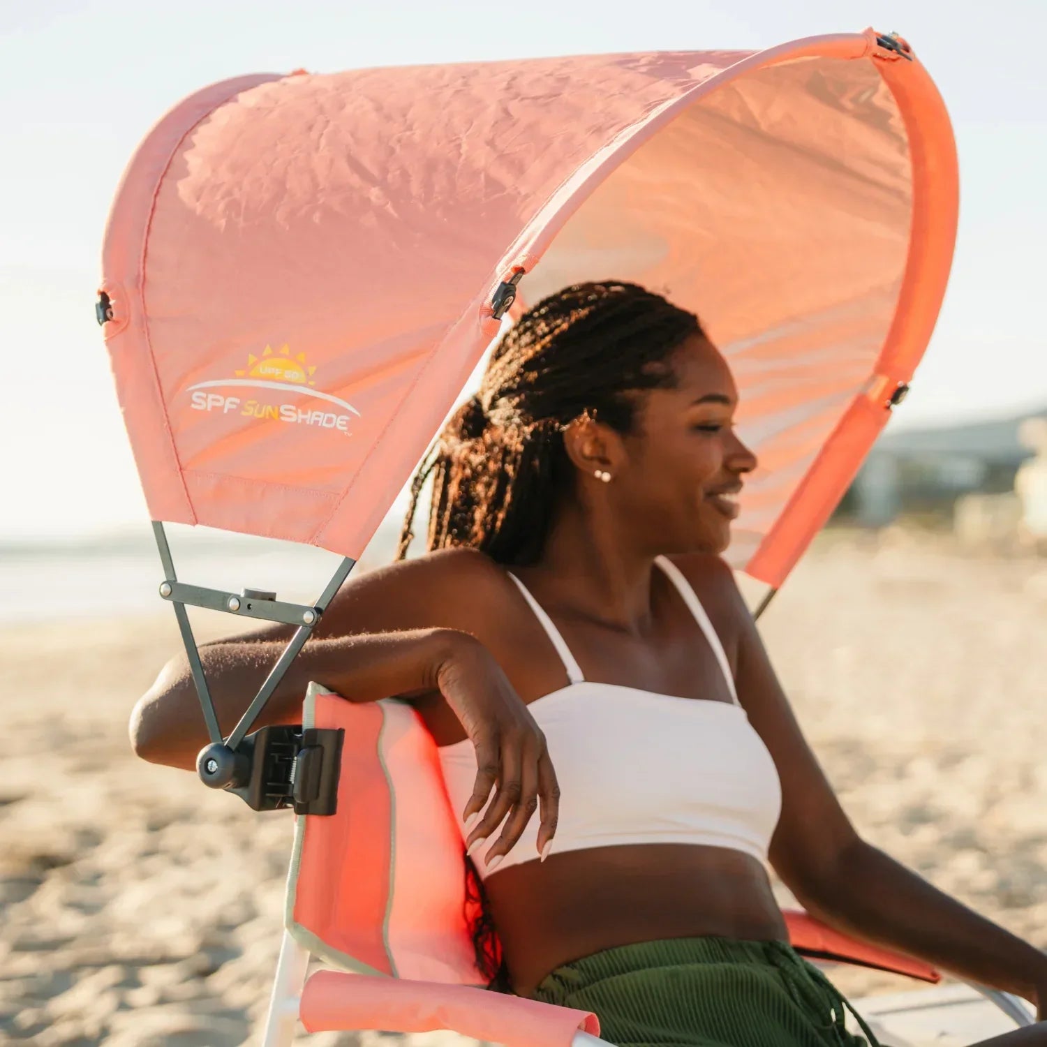 Portable Canopy SunShade Accessory - Choice 361 - Instant Sunshade Umbrella for Tailgating Detail