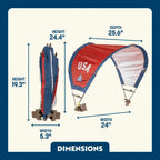 Heavy Duty SunShade Accessory - USA Anniversary Deluxe - Choice 917 - Pop-Up Outdoor Sun Shelter - UV400 Protection Detail