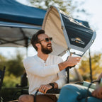 Portable Canopy SunShade Accessory - Choice 361 - Instant Sunshade Umbrella for Tailgating Detail